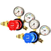 SWP 214x Side Entry Two-Gauge Regulator 10 bar Oxygen or 1.5 bar Acetylene