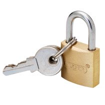 Draper 21725 DPL-20 Brass Cylinder Padlock, 20mm