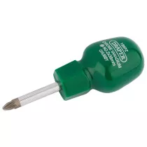 Draper 22357 186PZB No.2 x 38mm PZ Type Cabinet Pattern Chubby/Stubby Screwdriver