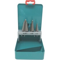 Heller 22604 HSS Sheet Metal Cone Cutter Drill Bits set of 3 Bits