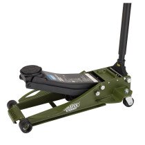 Draper 23817 TJ3-GP Expert Professional Low Profile Fast Lift Garage Trolley Jack, 3 Tonne, Green