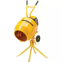Clarke 3400865 Contractor CCM135 135 Litre Concrete Mixer with Stand 230V