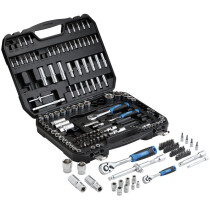 Draper 24231 HI-TORQ® Metric Socket and Bit Set, 1/4", 3/8" and 1/2" Sq. Dr. (188 Piece) 