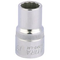 Elora 770-LM 13mm 1/2" Square Drive Bi Hexagon Socket 24583