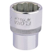 Elora 770-LM 23mm 1/2" Square Drive Bi Hexagon Socket 24682
