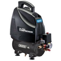 Draper 24974 DA6/169 6L 230V 1.1kW Oil Free Air Compressor