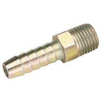 Draper 25799 A1206 BULK 1/4" BSP Taper 5/16" Bore PCL Male Screw Tailpiece (Sold Loose)