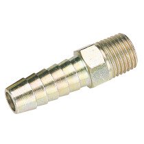 Draper 25801 A1217 BULK 1/4" BSP Taper 3/8" Bore PCL Male Screw Tailpiece (Sold Loose)