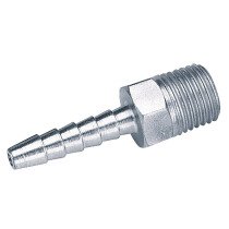 Draper 25842 A1205 PACKED 1/4" Taper 3/16" Bore PCL Male Screw Tailpieces (Pack of 5)