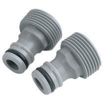 Draper 25905 GWPPMC2 3/4" BSP Female to Male Connectors (Twin Pack)