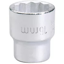 Elora 870-M 16 Bi Hexagon Socket, 3/8" Sq. Dr., 16mm 25929