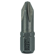 Bosch 2607001513 (Single) PH2 x 25mm Screwdriver Bit "Extra Hard"