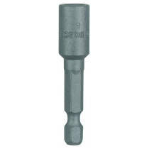 Bosch 2608550069 Socket Spanners with 1/4" external hex shank: DIN 3126. Socket: 50mm, 6....