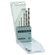 Bosch PRO 2608595517 Hex Shank, HSS-G. 5-piece set in plastic box: 2-3-4-5-6mm