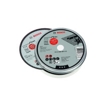 Bosch PRO 2608603255 Standard For Inox - Rapido Straight Cutting Disc Wa 60 T Bf, 125mm, 22,23mm, 1,0mm (Pack Of 10)