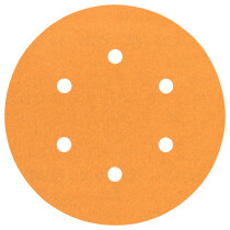 Bosch 2608605089 Res Wood Top (Velcro), 6 holes. 150x6 G120 (Pack of 5)