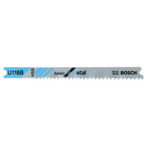 Bosch 2608631771 Jigsaw Blades Pack of 3 Basic for Metal U118B