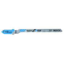 Bosch PRO 2608634237 (T118EOF) Jigsaw blades Pack of 5 flexible for metals T118EOF