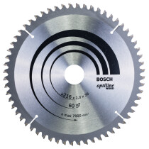 Bosch 2608640433 216x30mm 60T Circular saw blade
