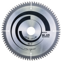 Bosch 2608640447 216x30mm 80T (Negative rake) Circular saw blade