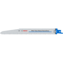 Bosch 2608659003 PRO Thick Metal Demolition S1130CF Blade, 1.6 x 22 x 225 mm, 100 pcs