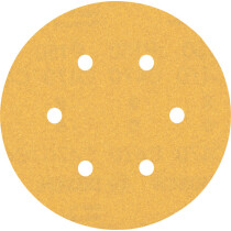 Bosch 2608901122 EXPERT C470 Sandpaper with 6 holes for Random Orbital Sanders 150 mm, G 150 50-pc