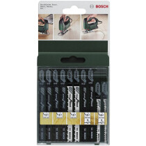 Bosch 2609256744 10pc Jigsaw Blade Set