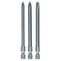 Bosch 2607001757 3 piece assorted screwdriver bit packs. Ph1 (89mm) × 1Ph2 (89mm) x 1Ph...