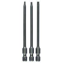 Bosch 2607001759 3 piece assorted screwdriver bit packs. T8 (89mm) x 1T10 (89mm) x 1T15...