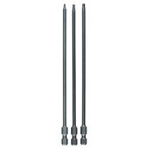 Bosch 2607001763 3 piece assorted screwdriver bit packs. T8 (152mm) x 1T10 (152mm) x 1T...