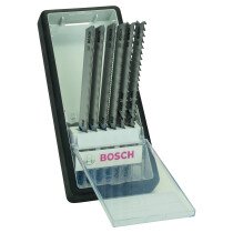Bosch 2607010573 6pc Robust Line Jigsaw Blade Set Metal Profile T-shank