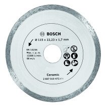 Bosch 2607019472 Diamond tile cutting disc 115mm