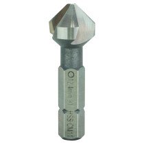 Bosch 2608596407 Countersink bit, hex shank arbour, HSS with three 90° cutting edges. 12....