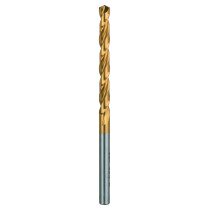 Bosch 2608596696 Metal Drill Bits HSS-TiN, DIN 338. 4.5 x 47 x 80mm