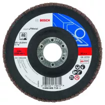Bosch 2608606716 Flap Sanding discs for Angle Grinders . 125x22 G40