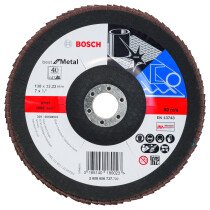 Bosch PRO 2608606737 Flap Sanding discs for Angle Grinders . 180x22 G40