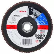 Bosch PRO 2608606737 Flap Sanding discs for Angle Grinders . 180x22 G40