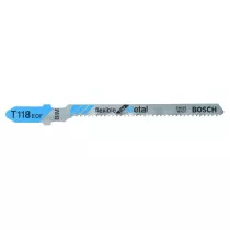 Bosch PRO 2608634237 (T118EOF) Jigsaw blades Pack of 5 flexible for metals T118EOF