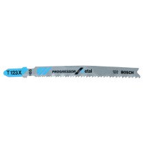 Bosch PRO 2608638473 (T123X) Jigsaw blades Pack of 5 progressor for metals T123X