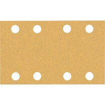 Bosch 2608900878 EXPERT C470 Sandpaper with 8 holes for Orbital Sanders 80 x 133 mm, G 60 10-pc