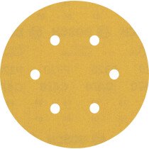 Bosch 2608900924 EXPERT C470 Sandpaper with 6 holes for Random Orbital Sanders 150 mm, G 320 50-pc