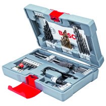 Bosch 2608P00233 Premium Drilling and Screwdriving Accessory Set 49 Pieces