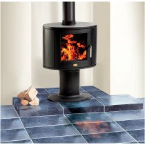 Clarke 6909954 Dorchester 5kW Eco-Design Ready Cast Iron Wood Burning Pedestal Stove
