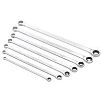 Draper 27778 8231BSXLMM/7 Hi Torq® Metric Extra Long Double Ring Ratchet Spanner Set (7 Piece)