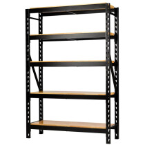 Draper 27995 MS400-54-22PC W Bunker® 22 Piece Modular 5 Tier Racking With Hardwood Shelving, 1500mm