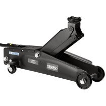 Draper 27635 Long Chassis Trolley Jack, 3 Tonne, Black