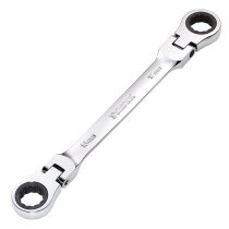 Draper 27756 8231FBSMM Hi Torq® Metric Flexible Head Double Ring Ratchet Spanner, 16 X 17mm