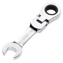 Draper 27968 8230FMMBS Hi Torq® Metric Stubby Flexible Head Ratchet Combination Spanner, 12mm