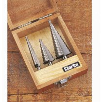 Clarke 1801381 CHT381 3 Piece HSS Stepped Cone Drill Set