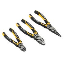 Draper 28038 1078/Y Expert High Leverage Plier Set, Yellow (3 Piece)